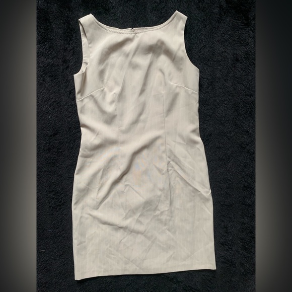 Vintage 90s Scarlett 2-Piece Ivory Dress Sz 6 100% Polyester PreOwned Made US - Picture 15 of 16